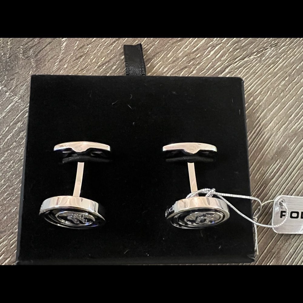 Silver Police Cufflinks - Picture 2 of 6